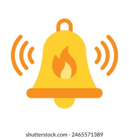 Bell  Vector Flat Icon design