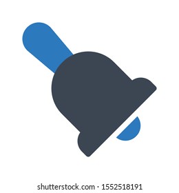 bell vector glyph colour icon