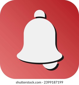 Bell Vector Glyph Gradient Background Icon For Personal And Commercial Use.
