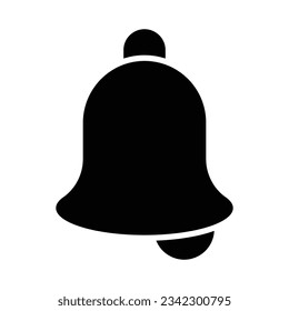 Bell Vector Glyph Icon For Personal And Commercial Use.
