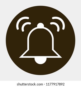 bell vector icon 10 eps