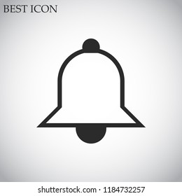bell vector icon 10 eps
