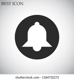 bell vector icon 10 eps