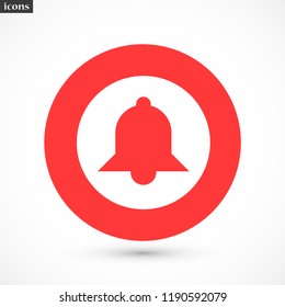bell vector icon 10 eps