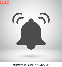bell vector icon 10 eps
