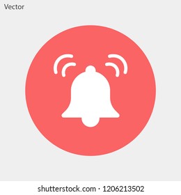 bell vector icon 10 eps