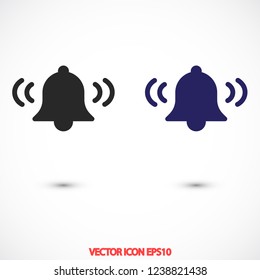 bell vector icon 10 eps