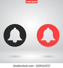 bell vector icon 10 eps