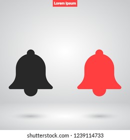 bell vector icon 10 eps