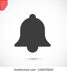 bell vector icon 10 eps