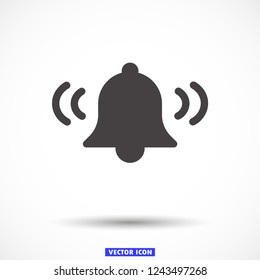 bell vector icon 10 eps