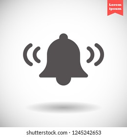 bell vector icon 10 eps