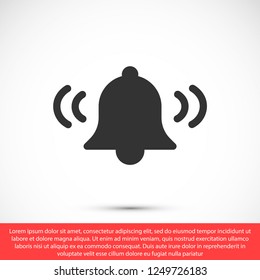 bell vector icon 10 eps