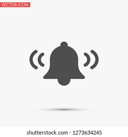 bell vector icon 10 eps