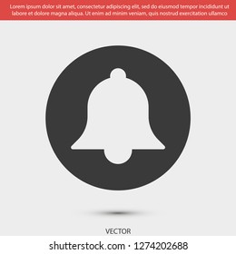 bell vector icon 10 eps