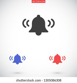 bell vector icon 10 eps