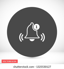 bell vector icon 10 eps
