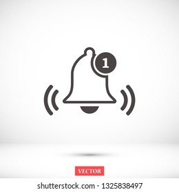 bell vector icon 10 eps