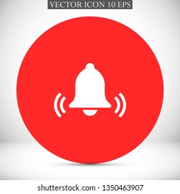 bell vector icon 10 eps