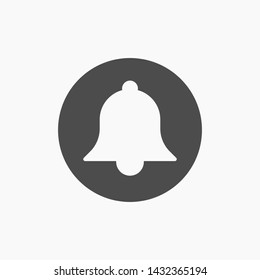 bell vector icon 10 eps , Lorem ipsum Flat design