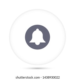 bell vector icon 10 eps , Lorem ipsum Flat design