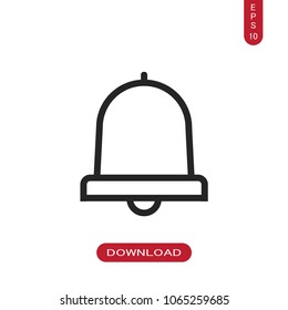 Bell vector icon