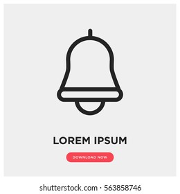 Bell vector icon