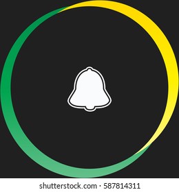 Bell vector  icon