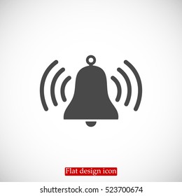 bell vector icon, vector best flat icon, EPS