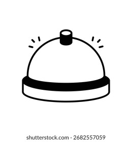 Bell Vektor Symbol Vektorsymbol Konzept Stockgrafik