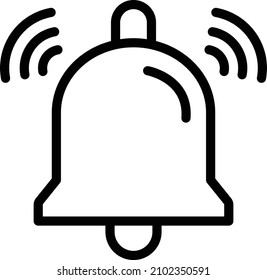 Ilustración de diseño de icono de Bell Vector