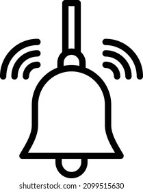 Ilustración de diseño de iconos del vector Bell