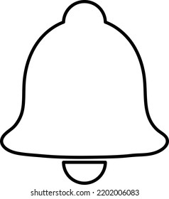 bell vector icon illustration on white background..eps
