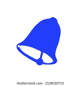 bell vector icon. isolated graphic illustration