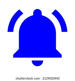bell vector icon. isolated graphic illustration