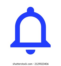 icono del vector de campana. ilustración gráfica aislada