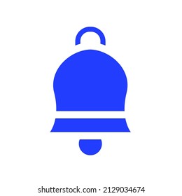 icono del vector de campana. ilustración gráfica aislada
