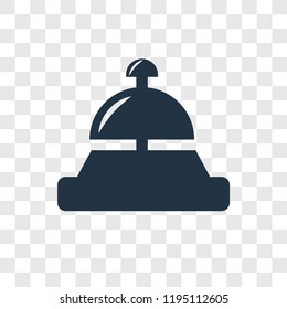 Bell vector icon isolated on transparent background, Bell transparency logo concept