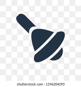 Bell vector icon isolated on transparent background, Bell transparency concept can be used web and mobile