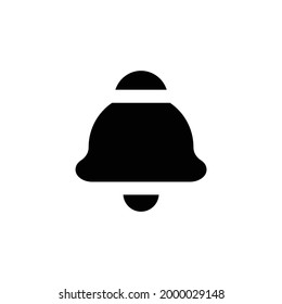 Icono del vector de la Campana, aislado en fondo blanco