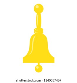 bell vector icon isolated symbol - alarm vector isolated - sound sign concept