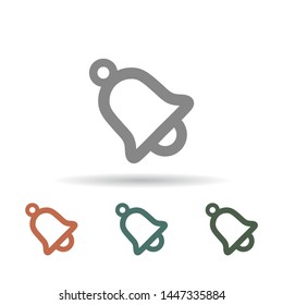 Bell Vector icon . Lorem Ipsum Illustration design