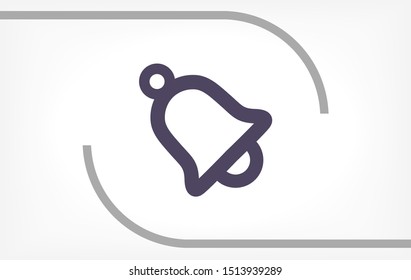 Bell Vector icon . Lorem Ipsum Illustration design