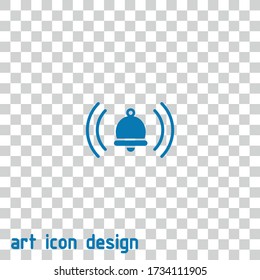 bell vector icon on isolated background