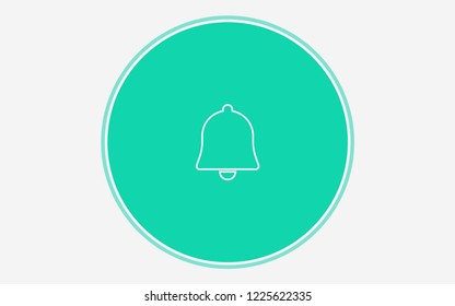 Bell vector icon sign symbol
