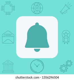 Bell vector icon sign symbol
