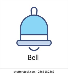 Bell Vector icon stock illustration