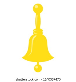 bell vector icon symbol - alarm vector isolated - sound sign concept