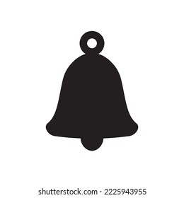 Icono del vector de la Campana. Icono de Toller. Diseño de señales planas vectoriales de campano. Pictograma de símbolo de notificación aislado EPS 10.
