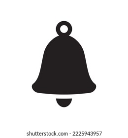 Bell vector icon. Toller icon. Campane vector flat sign design. EPS 10 isolated notification symbol pictogram.